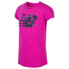 Girls 7-16 New Balance Graphic Tee, Size: 16, Dark Pink