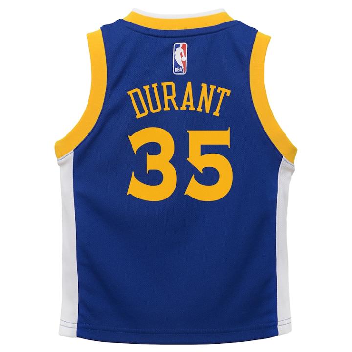 Boys 4-7 Golden State Warriors Road Kevin Durant Replica Jersey, Size: L 7, Blue Other