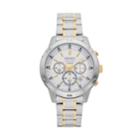 Seiko Men' Two Tone Stainless Steel Chronograph Watch - Sks607, Size: Large, Multicolor