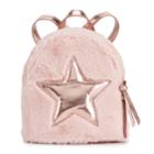 T-shirt & Jeans Faux-fur Star Dome Backpack, Women's, Light Pink
