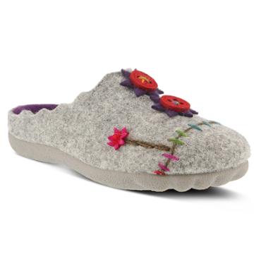 Flexus By Spring Step Piketfensge Women's Mules, Size: 42, Grey