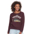 Juniors's Grisworld Christmas Vacation Pullover Sweatshirt, Teens, Size: Xl, Dark Red