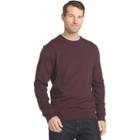 Big & Tall Van Heusen Regular-fit Flex Stretch Fleece Crewneck Sweater, Men's, Size: 2xb, Dark Red