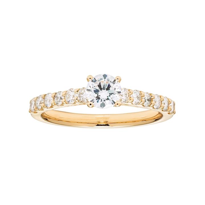 14k Gold 1 Carat T.w. Igl Certified Diamond Engagement Ring, Women's, Size: 9.50, White