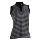Plus Size Nancy Lopez Dizzy Sleeveless Golf Polo, Women's, Size: 1xl, Black
