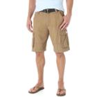 Men's Wrangler Clearwater Cargo Shorts, Size: 34 - Regular, Med Brown