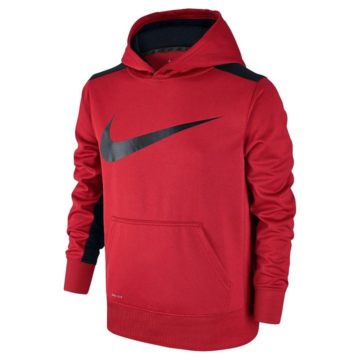 Boys 8-20 Nike Therma-fit Ko Swoosh Hoodie, Boy's, Size: Small, Dark Pink