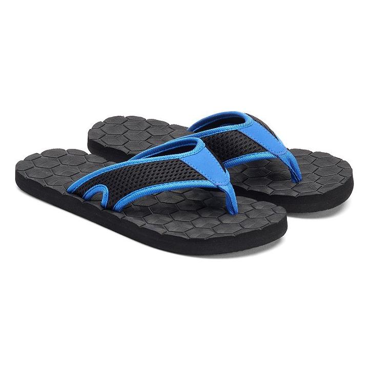Boys Tek Gear&reg; Mesh Flip-flops, Boy's, Size: 3/4, Blue (navy)