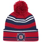 Adult Adidas Chicago Fire Retro Cuffed Beanie, Red