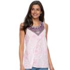 Women's Sonoma Goods For Life&trade; Swing Tank, Size: Small, Med Purple