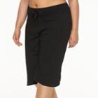 Plus Size Tek Gear&reg; Knit Skimmer Pants, Women's, Size: 2xl, Black
