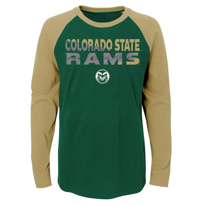 Boys 4-18 Colorado State Rams Flux Tee, Size: 8-10, Dark Green