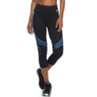 Women's Fila Sport&reg; High-waisted Running Capri Leggings, Size: Xl, Black