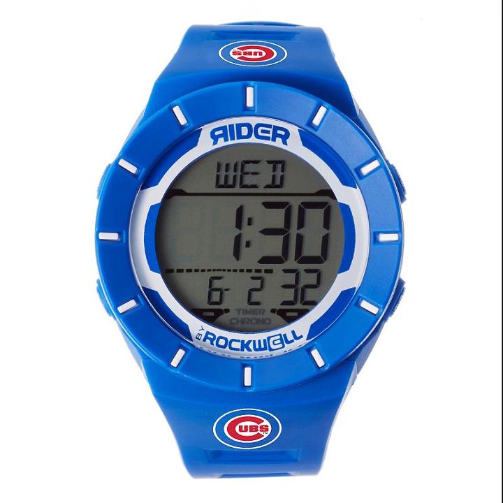 Men's Rockwell Chicago Cubs Coliseum Digital Watch, Blue