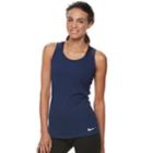 Women's Nike Training Mesh Racerback Running Tank, Size: Xs, Med Blue