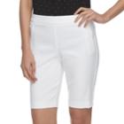 Women's Elle&trade; Bermuda Shorts, Size: Xs, White
