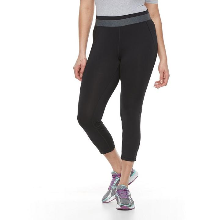 Plus Size Tek Gear&reg; Performance Capri Leggings, Women's, Size: 2xl, Oxford