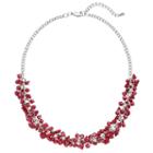 Red Beaded Cluster Necklace, Women's