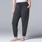 Plus Size Simply Vera Vera Wang Basic Luxuries Jogger Pants, Women's, Size: 2xl, Grey (charcoal)