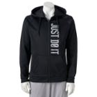 Men's Nike Therma Fleece Hoodie, Size: Small, Grey (charcoal)