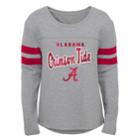 Girls 7-16 Alabama Crimson Tide Field Armour Tee, Size: Large, Grey