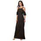 Women's Indication By Eci Off-the-shoulder Maxi Dress, Size: Large, Gold