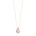 10k Gold 1/2 Carat T.w. Diamond Swirling Pendant Necklace, Women's, Size: 18, White