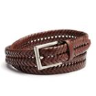 Men's Croft & Barrow&reg; Handlaced Basket Weave Braided Belt, Size: 32, Brown Oth