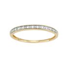 10k Gold Diamond Accent Wedding Ring, Women's, Size: 6, White