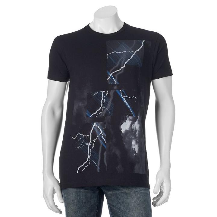 Big & Tall Apt. 9&reg; Square Strike Tee, Men's, Size: 3xb, Black