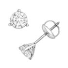 14k White Gold 1 Carat T.w. Diamond Stud Earrings, Women's