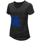 Women's Campus Heritage Kentucky Wildcats Pocket Tee, Size: Xxl, Grey (charcoal)