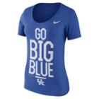 Women's Nike Kentucky Wildcats Local Spirit Tee, Size: Xxl, Blue