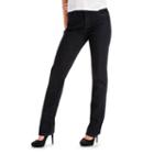 Women's Lee Classic Fit Slimming Straight-leg Jeans, Size: 8 T/l, Blue