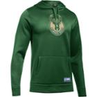 Men's Under Armour Milwaukee Bucks Fleece Hoodie, Size: Medium, Green