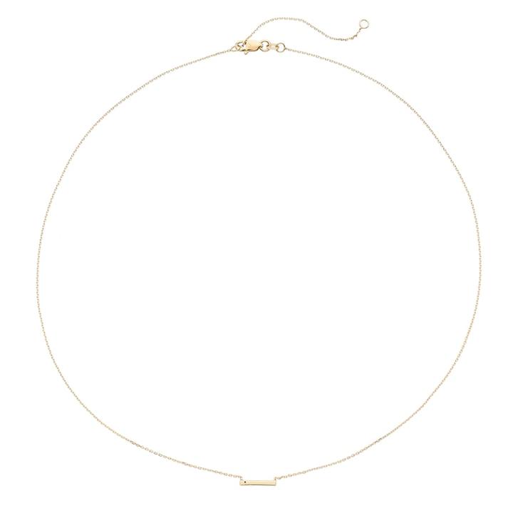 14k Gold Diamond Accent Bar Link Necklace, Women's, Size: 16, Yellow