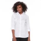 Women's Apt. 9&reg; Structured Shirt, Size: Xxl, White