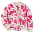 Girls 4-12 Oshkosh B'gosh&reg; Quilted Floral Bomber Jacket, Size: 6x
