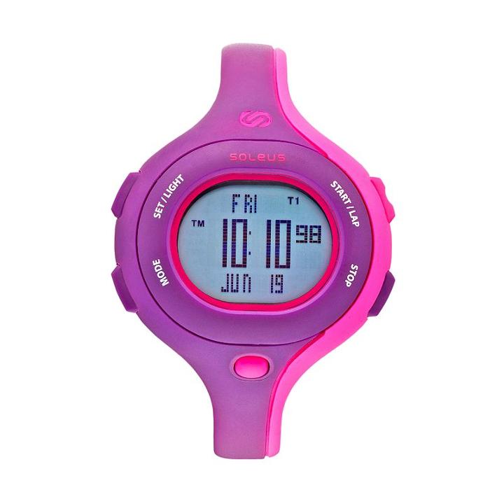 Soleus Women's Chicked Digital Chronograph Watch, Purple