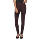 Juniors' Rewind Mid-rise Double Button Ponte Leggings, Teens, Size: Xl, Drk Purple