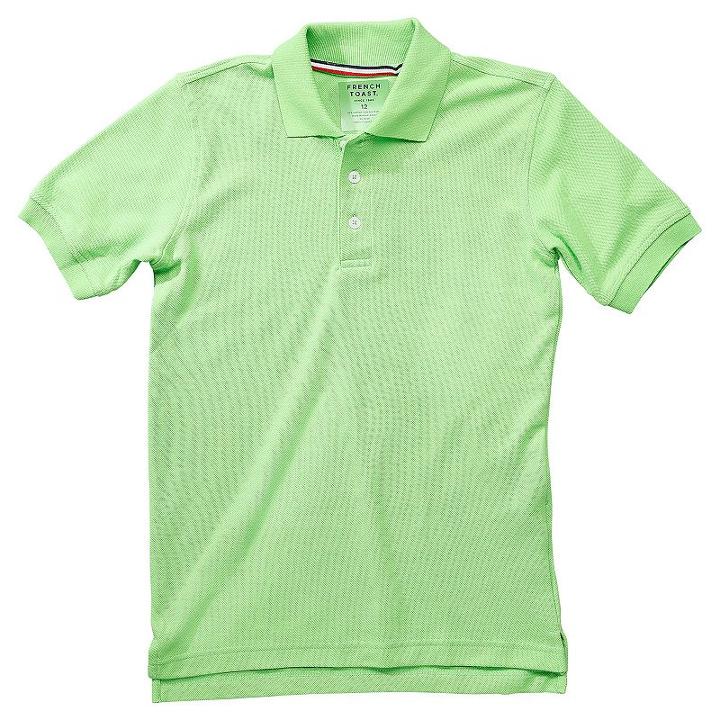 Boys 4-20 French Toast School Uniform Short-sleeve Pique Polo, Boy's, Size: 10-12, Dark Green
