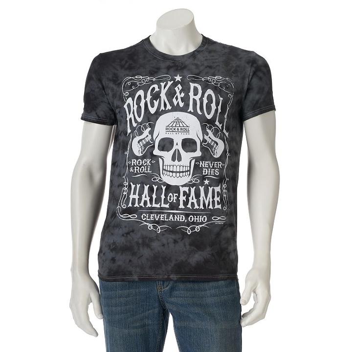 Men's Rock & Roll Hall Of Fame Tee, Size: Large, Oxford