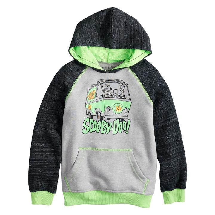 Boys 4-12 Jumping Beans&reg; Scooby-doo Raglan Pullover Hoodie, Size: 6, Med Grey