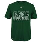 Boys 8-20 Adidas Colorado State Rams Sideline Helmet Shock Energy Tee, Boy's, Size: M(10-12), Green