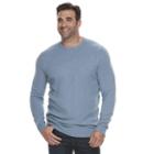 Big & Tall Croft & Barrow&reg; True Comfort Stretch Crewneck Sweater, Men's, Size: 4xb, Med Blue