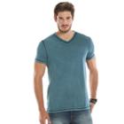 Big & Tall Rock & Republic Coverstitch Tee, Men's, Size: M Tall, Dark Blue