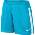 Women's Nike Dri-fit Academy Mesh Knit Soccer Shorts, Size: Small, Turquoise/blue (turq/aqua)