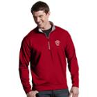 Men's Indiana Hoosiers 1/4-zip Leader Pullover, Size: Xxl, Red