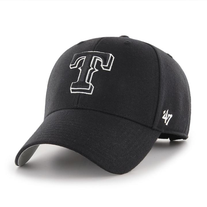 Men's '47 Brand Texas Rangers Mvp Hat, Black