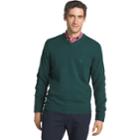 Men's Izod Fieldhouse Regular-fit V-neck Sweater, Size: Medium, Dark Green